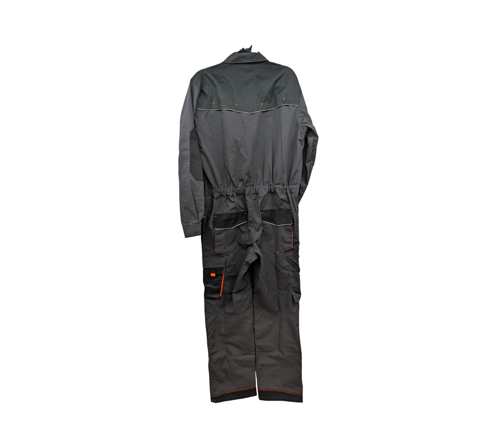 Leber & Hollman LH-FMN-O Schutzanzug Arbeitsanzug Gr. 50 Grau-Schwarz