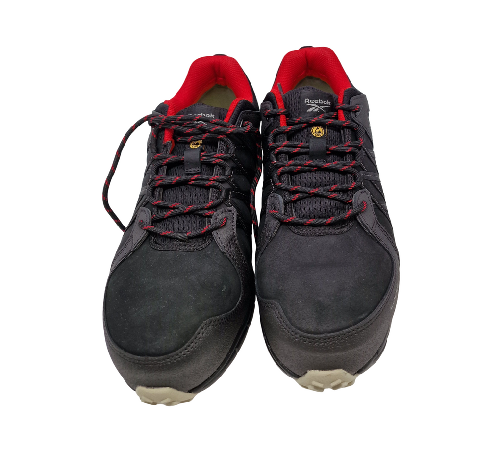 Reebok Trail Grip S3 SRC Sicherheitsschuhe Herren Gr. 41 Schwarz-Rot