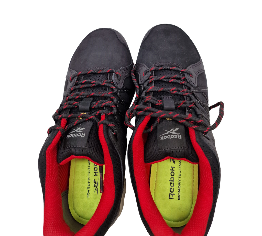 Reebok Trail Grip S3 SRC Sicherheitsschuhe Herren Gr. 41 Schwarz-Rot