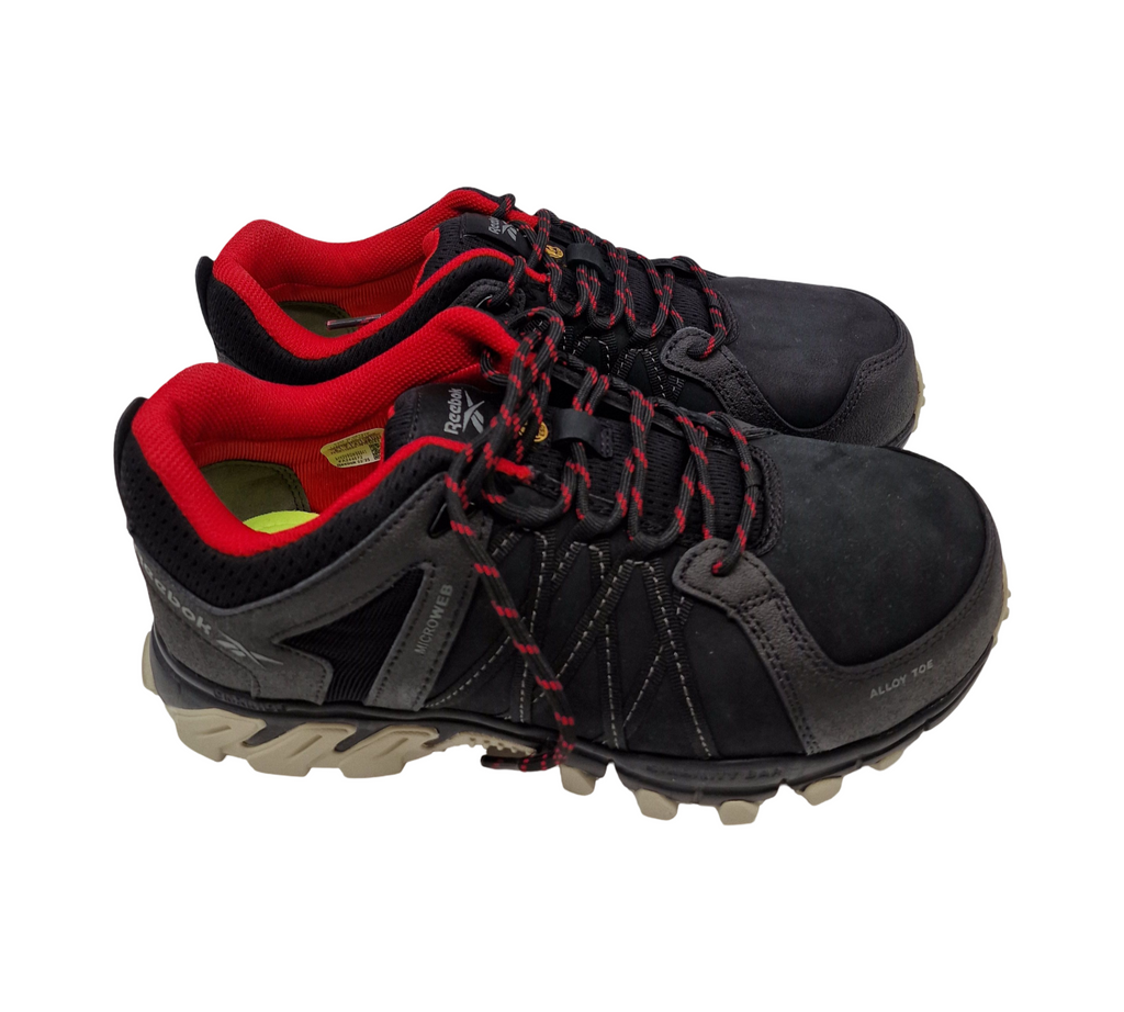 Reebok Trail Grip S3 SRC Sicherheitsschuhe Herren Gr. 41 Schwarz-Rot