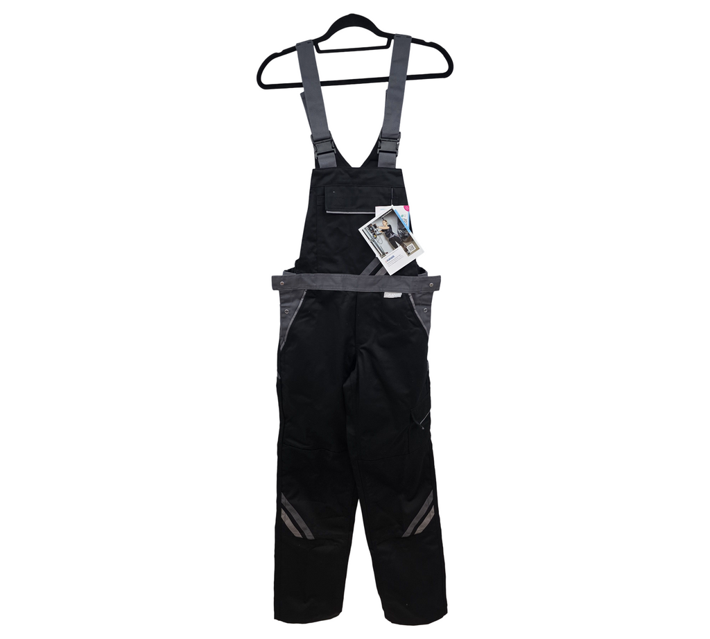 Planam Highline 2719036 Latzhose Damen Gr. 36 Schwarz-Schiefer-Zink