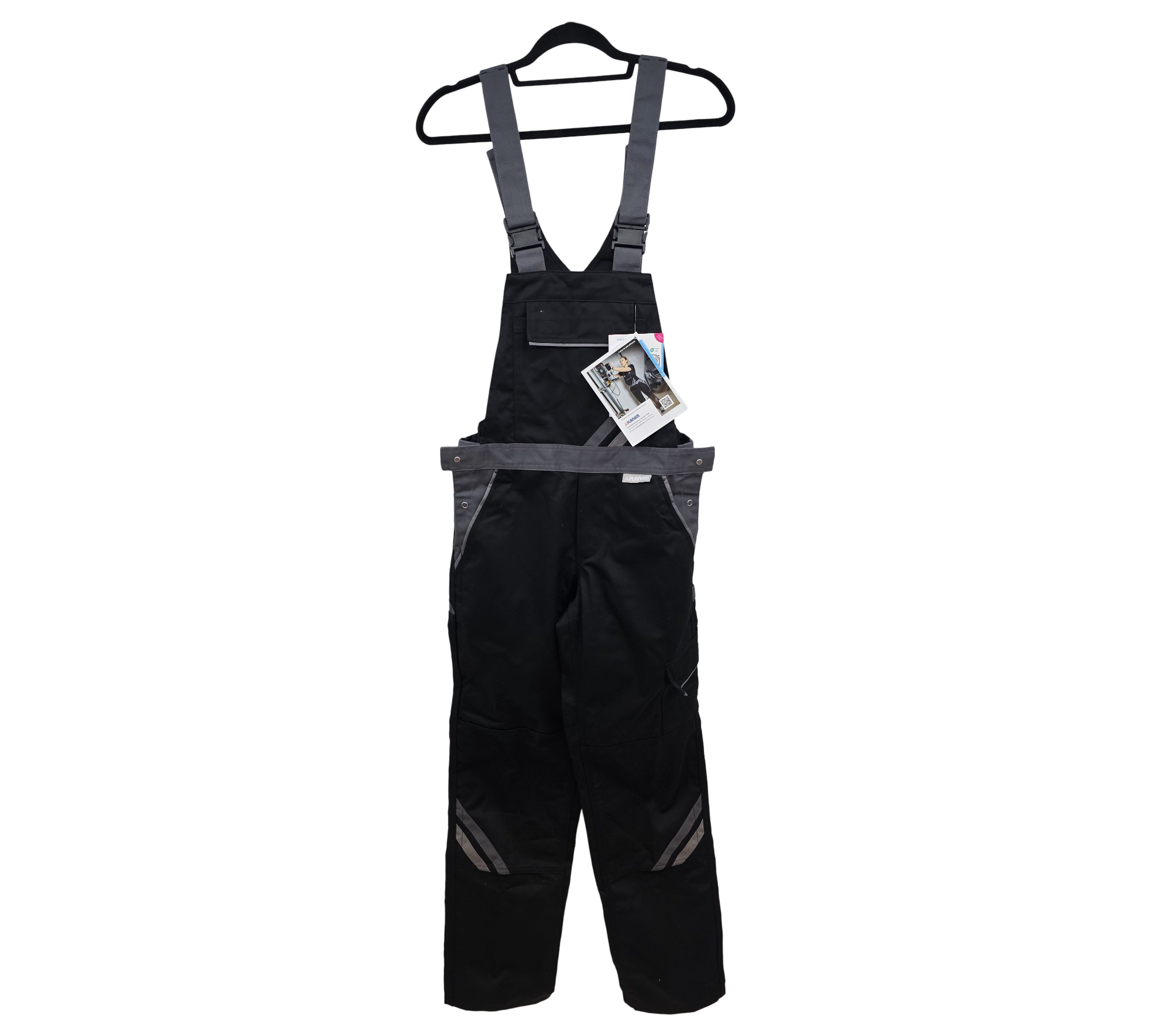 Planam Highline 2719036 Latzhose Damen Gr. 36 Schwarz-Schiefer-Zink
