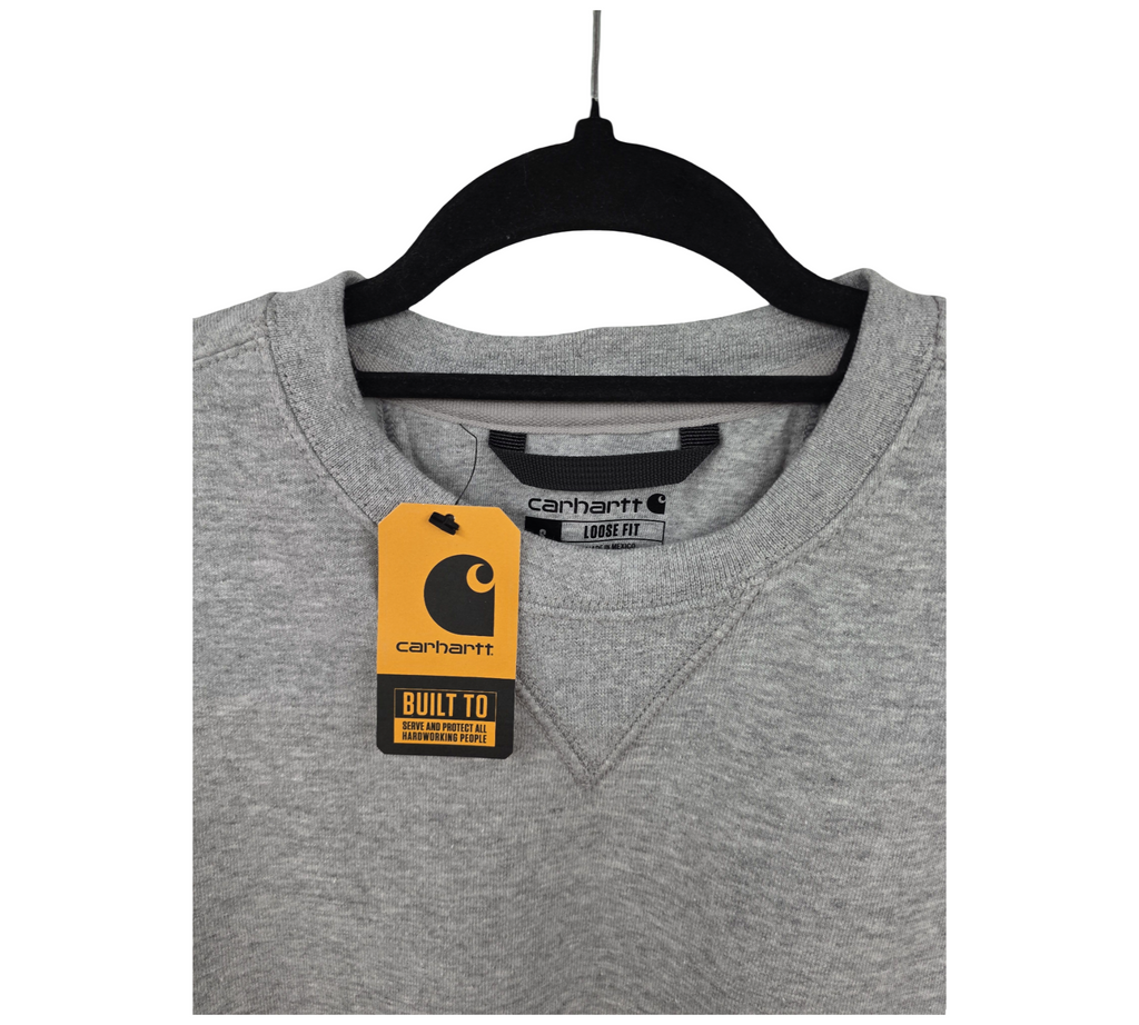 Carhartt Pullover Rundhalsausschnitt Herren Gr. S Grau Heather