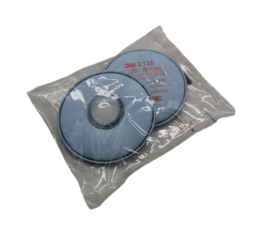 3M 2138 P3R Partikelfilter Aktivkohle 2 Stück 10 Paar Blau