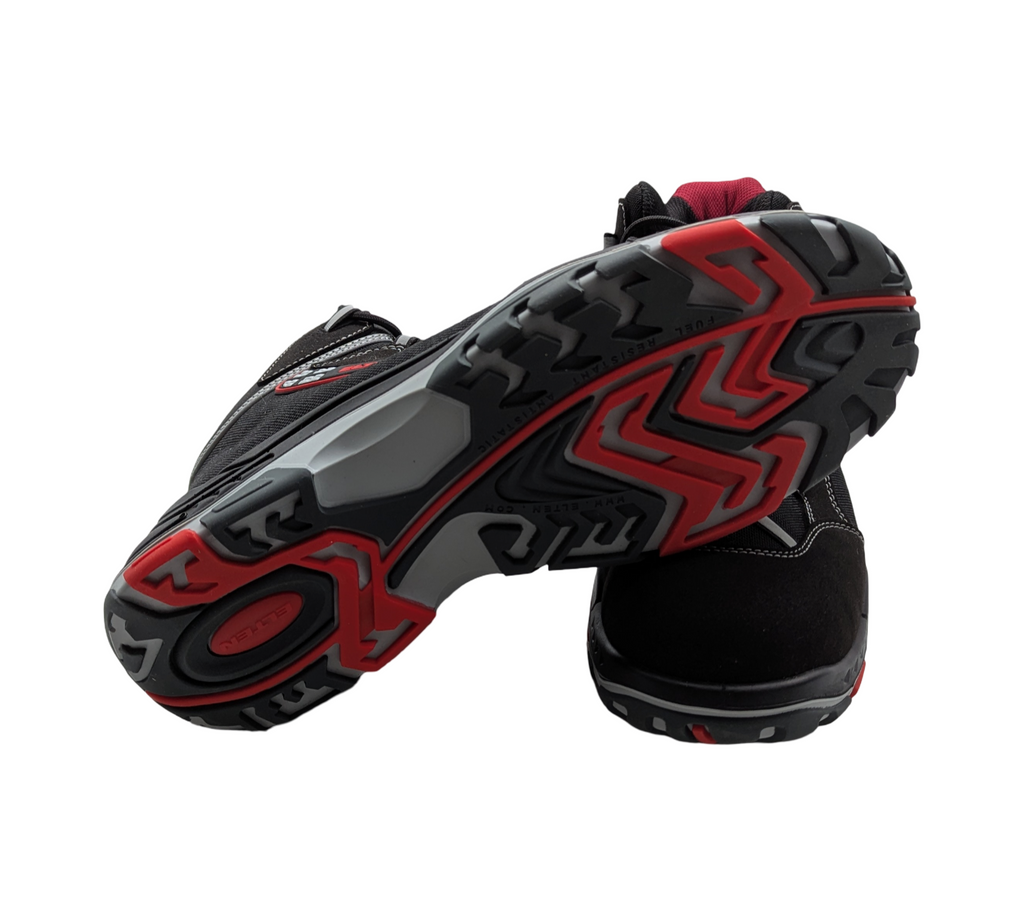 ELTEN SANDER ESD S3 Sicherheitsschuhe Herren Gr. 46 Schwarz-Rot