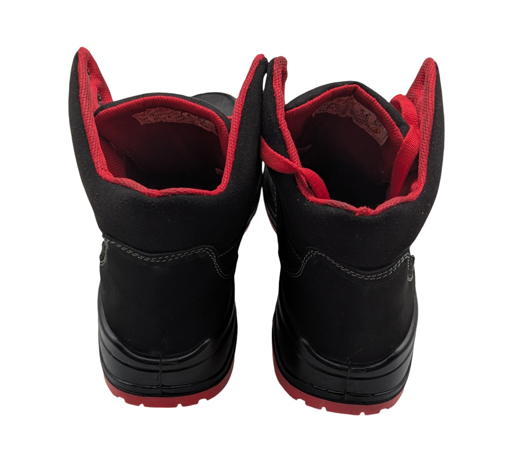 ELTEN MAVERICK Mid ESD S3 Sicherheitsschuhe Herren Gr. 45 Schwarz-Rot