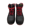 ELTEN MADDOX Mid ESD S3 Unisex Sicherheitsschuhe, Größe 38, Schwarz-Rot