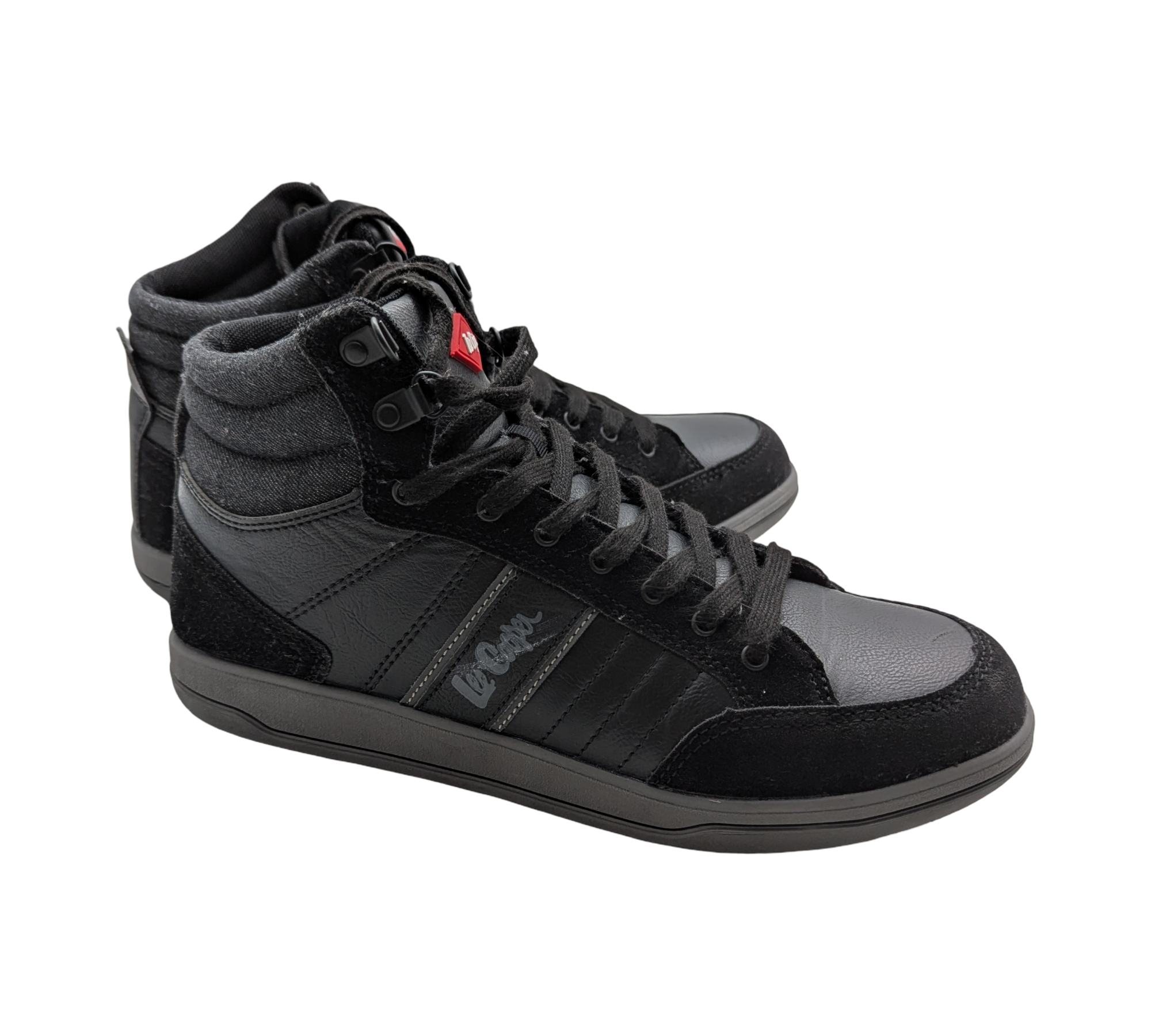 Lee Cooper LCSHOE099 S1P SRA Sicherheitsschuhe Herren Gr. 44 Schwarz-Grau