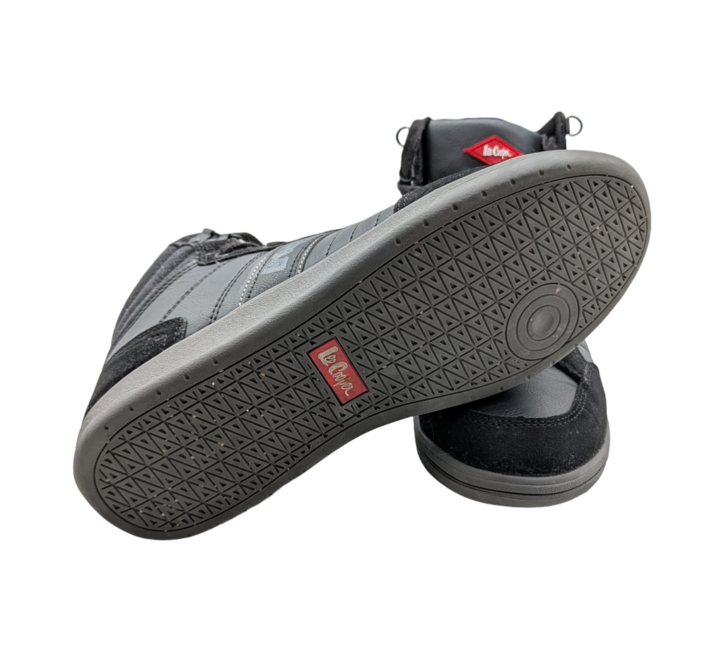 Lee Cooper LCSHOE099 S1P SRA Sicherheitsschuhe Herren Gr. 44 Schwarz-Grau
