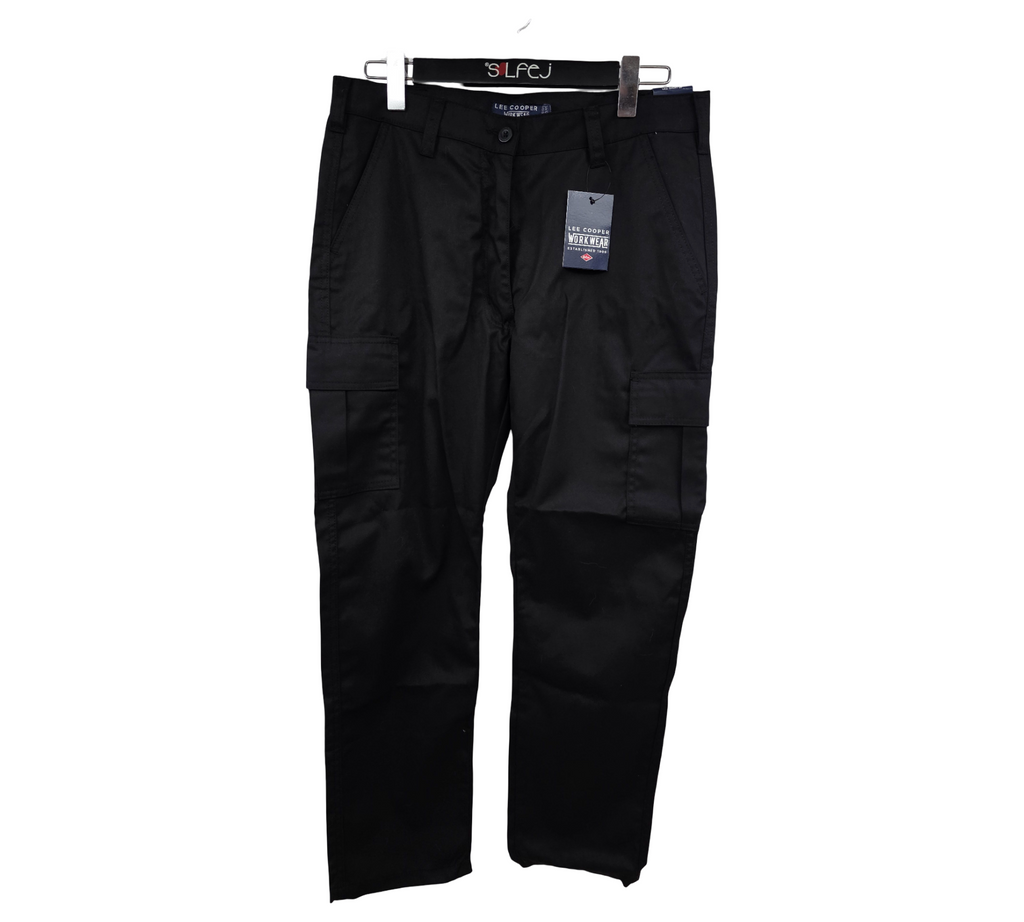 Lee Cooper Cargo Arbeitshose Damen Regular Fit Gr. 40 L28 Schwarz