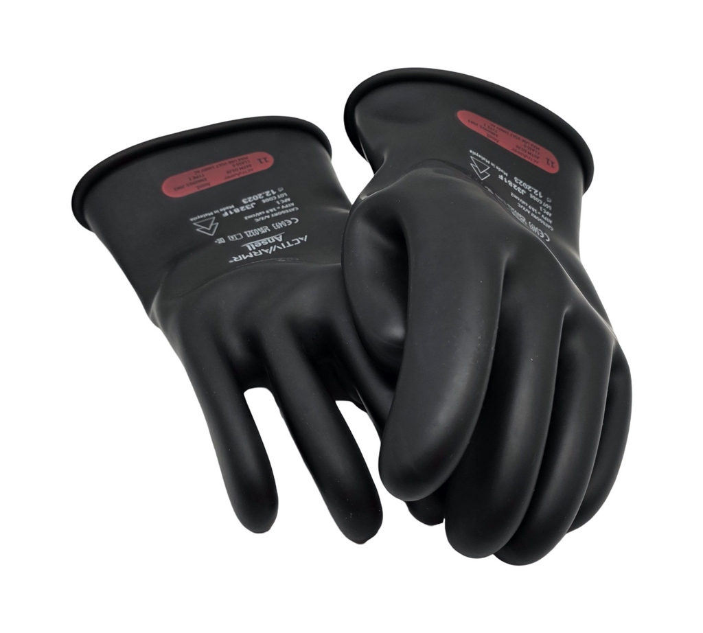 Ansell ActivArmr RIG011Y Elektriker Handschuhe Naturkautschuk Gr. 11