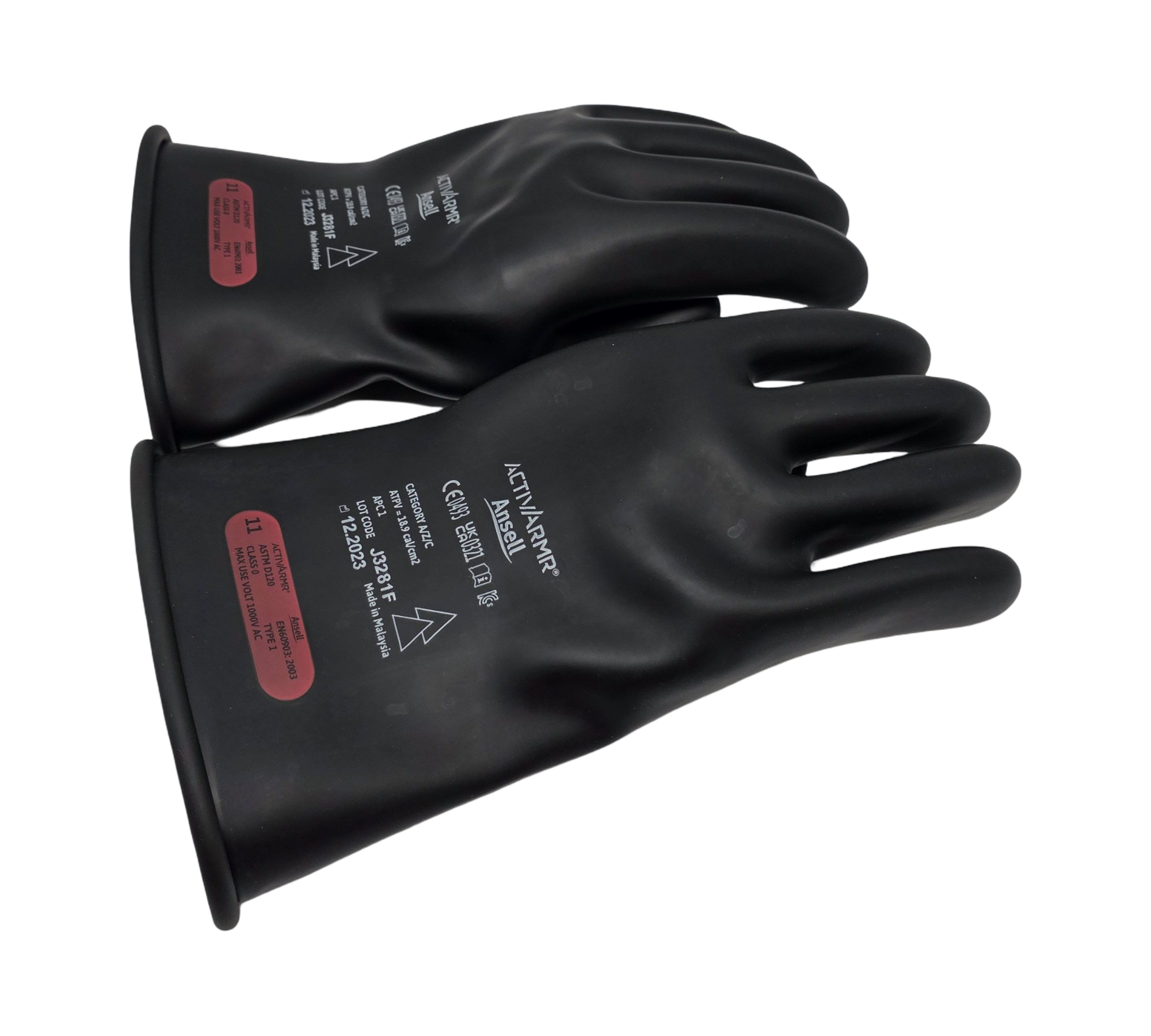 Ansell ActivArmr RIG011Y Elektriker Handschuhe Naturkautschuk Gr. 11
