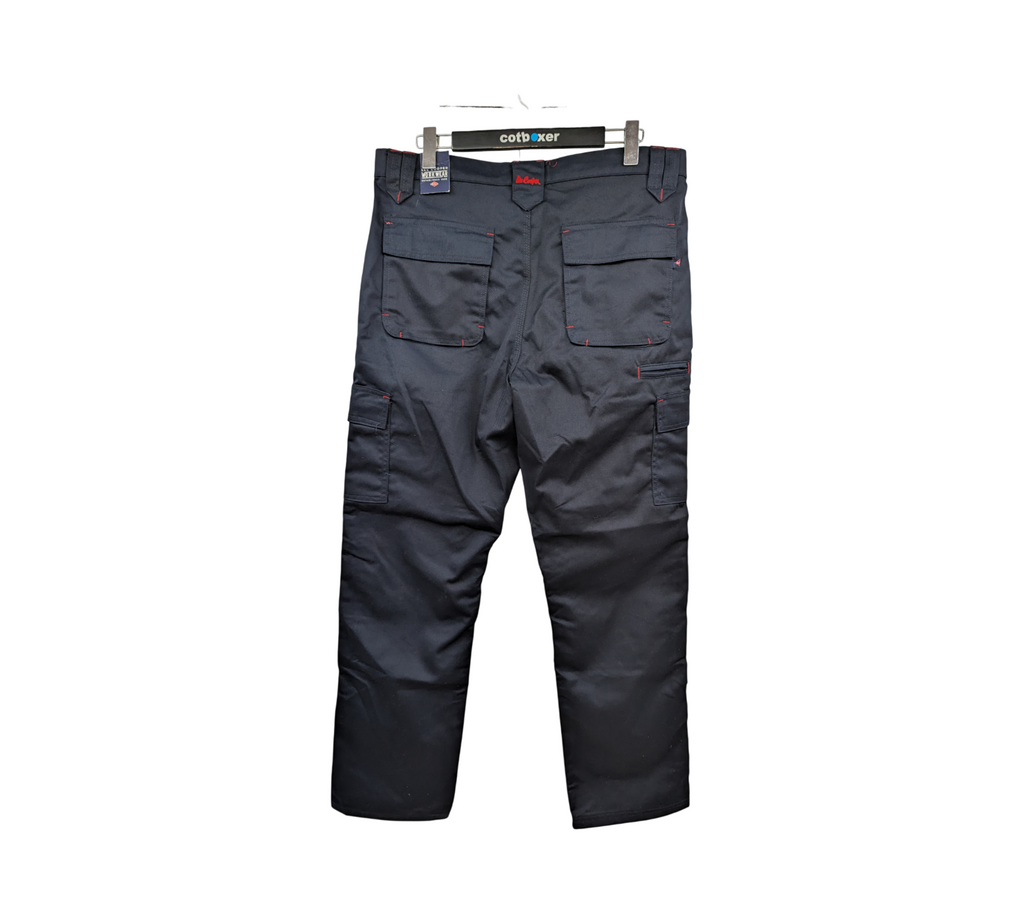 Lee Cooper LCPNT206 Herren Arbeits-Cargohose W36 L33 Blau
