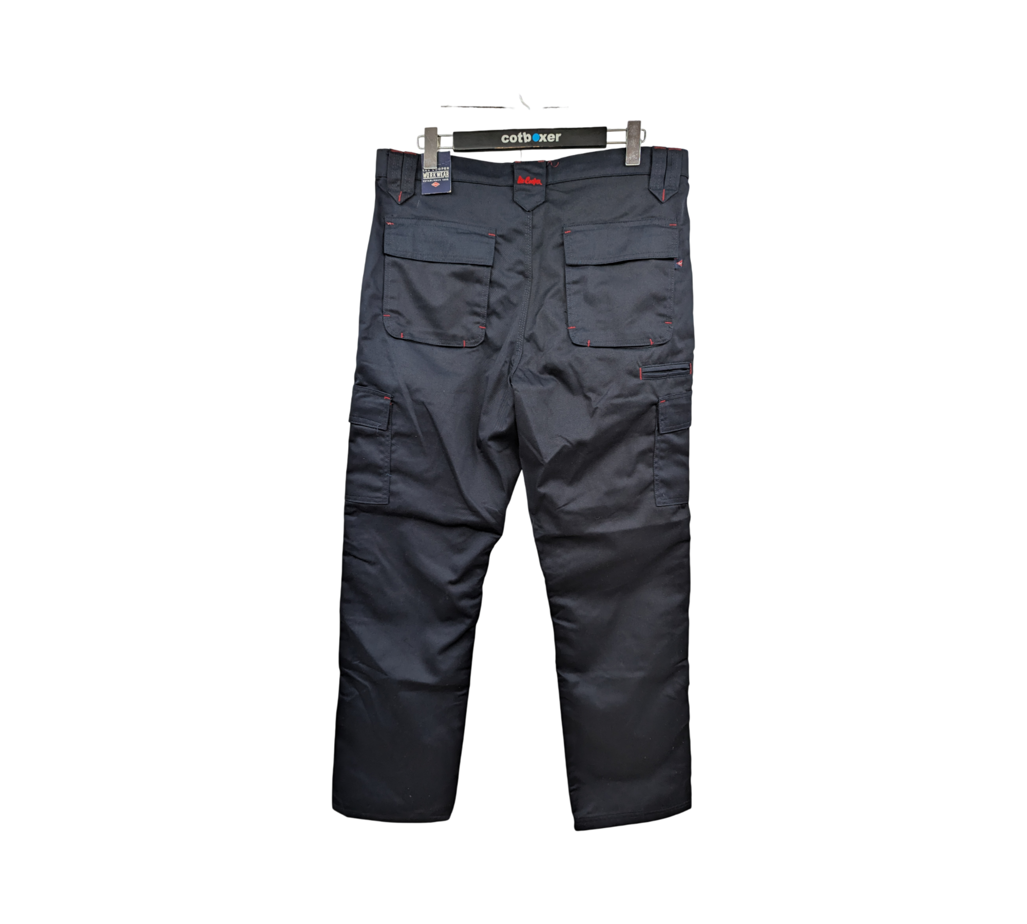 Lee Cooper LCPNT206 Herren Arbeits-Cargohose W36 L33 Blau