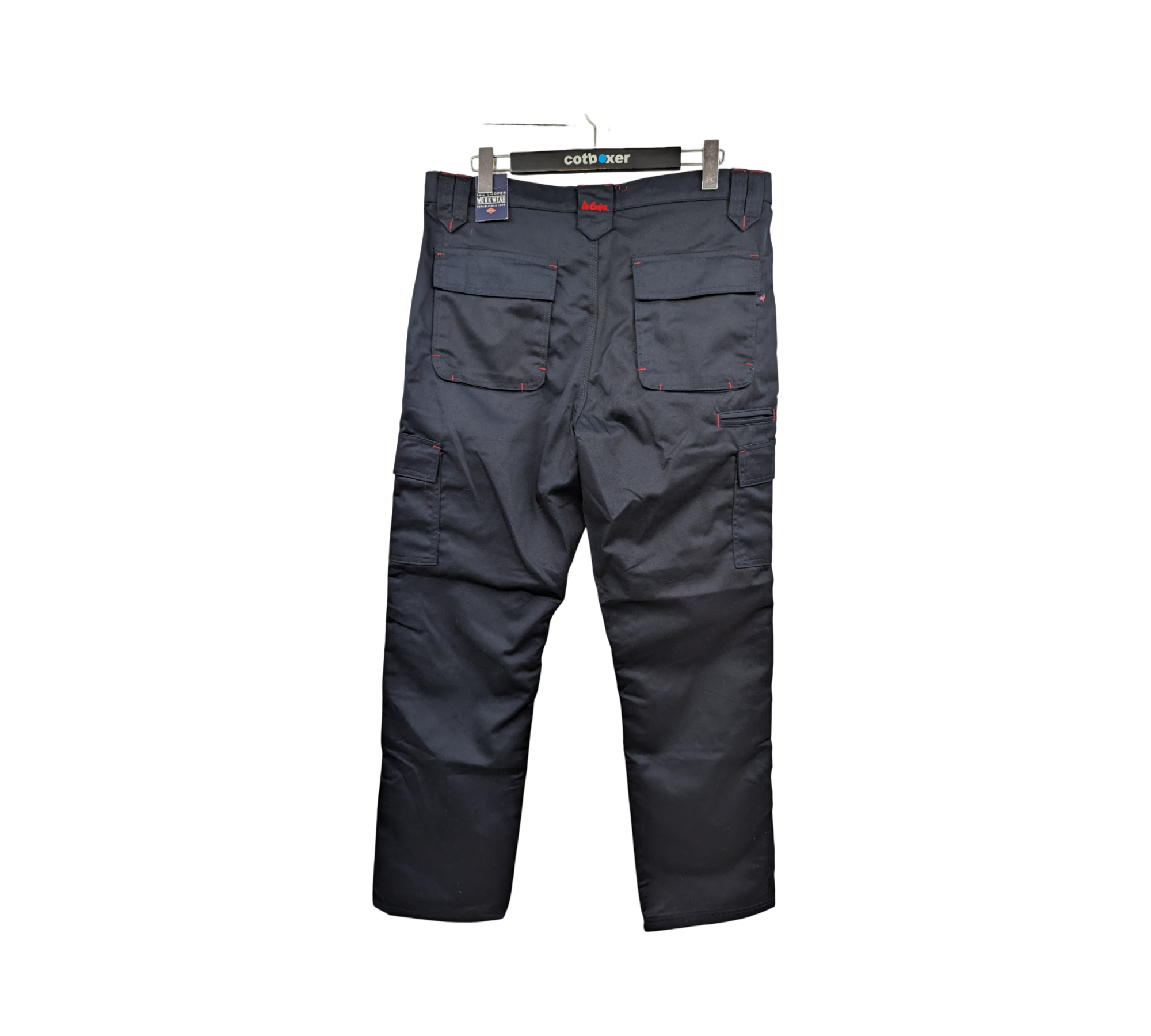 Lee Cooper LCPNT206 Herren Arbeits-Cargohose W36 L33 Blau
