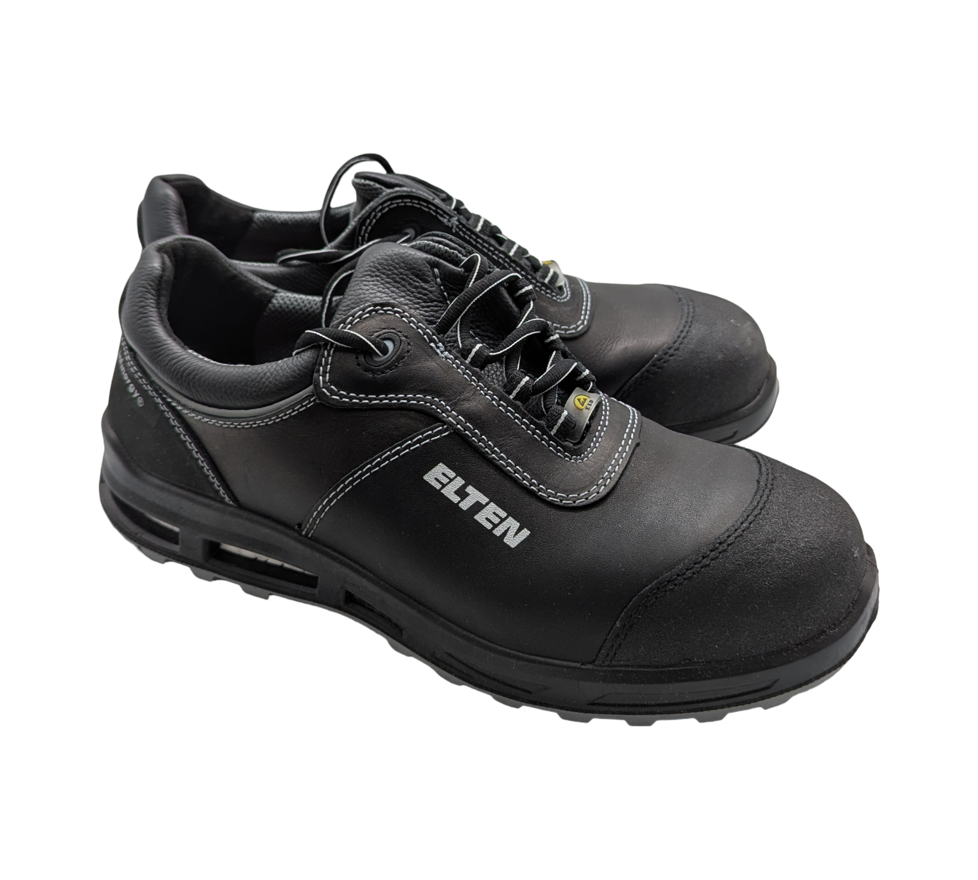 ELTEN REACTION XXT Low ESD S3 Sicherheitsschuhe für Herren, Größe 43, Schwarz Grau