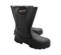 Blackrock S1-P SRC Sicherheitsstiefel aus Leder mit Stahlkappe, Größe 44, Schwarz
