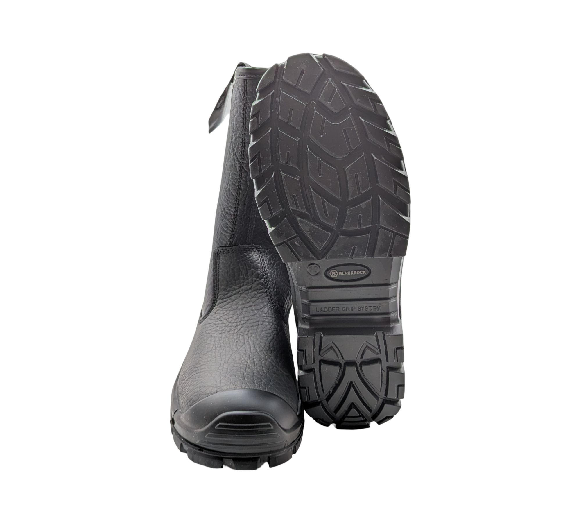 Blackrock S1-P SRC Sicherheitsstiefel aus Leder mit Stahlkappe, Größe 44, Schwarz