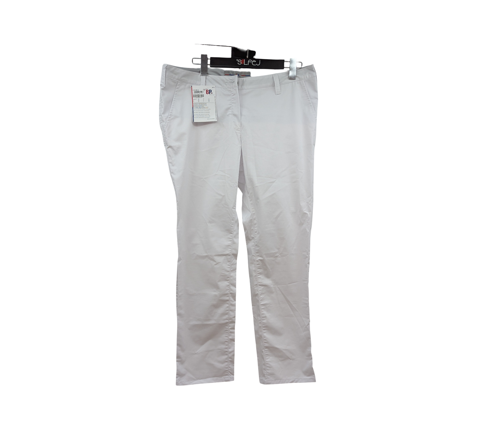 BP 1734-686-21-46N Chino Damen Stretchhose Gr. 46N Weiß