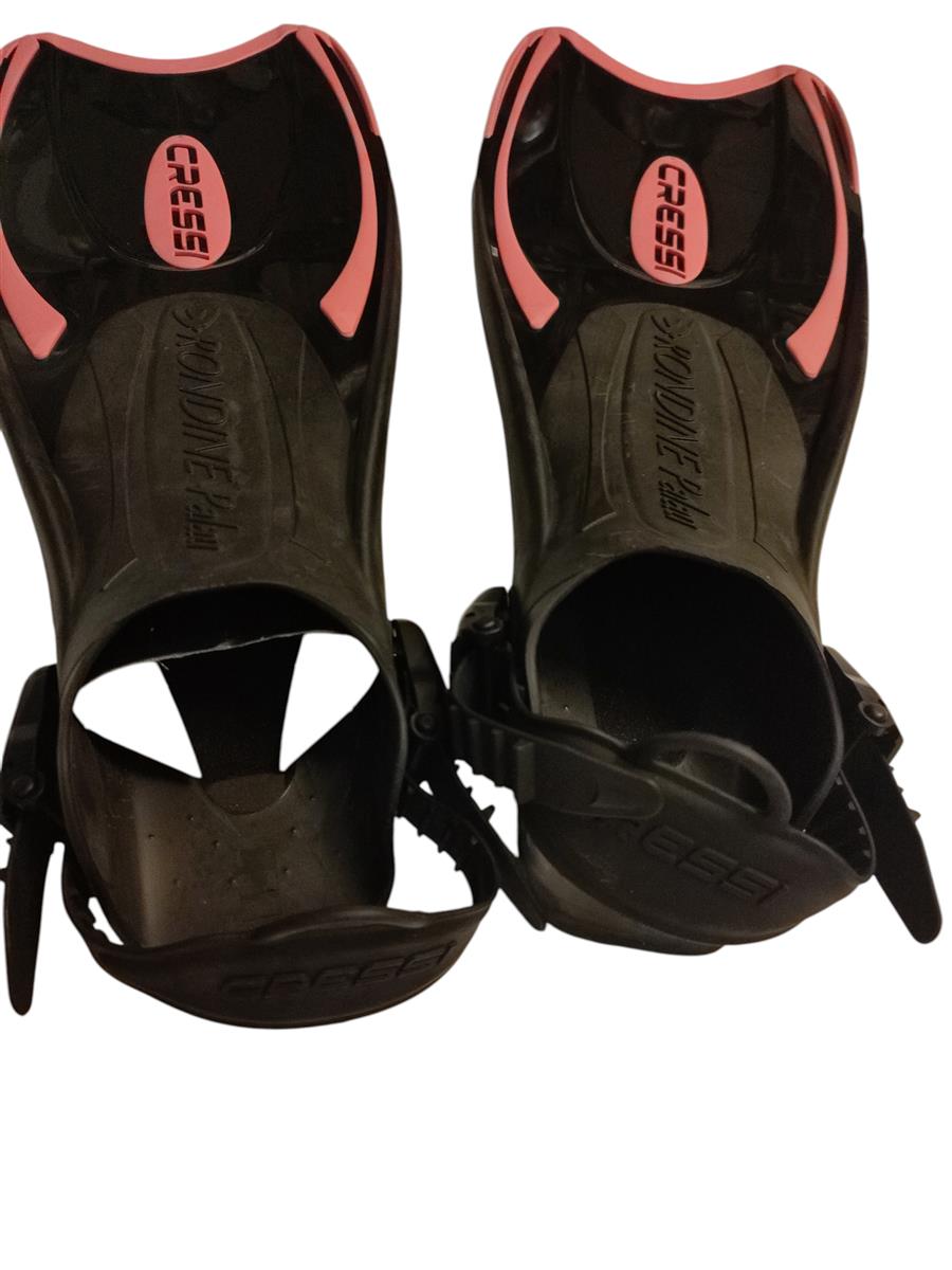 Cressi Fins Open Heel Black Pink S/M