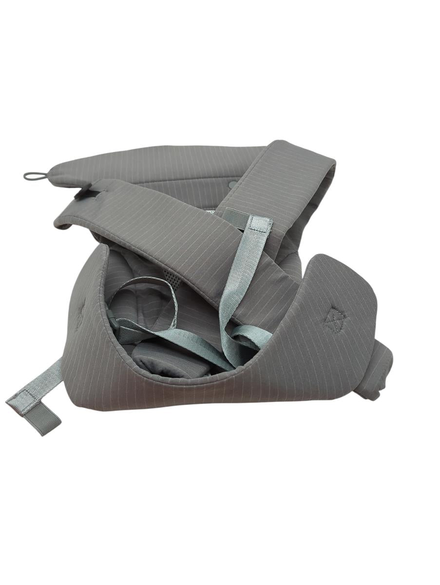 vrbabies Babytrage Neugeborene ergonomisch extra weich dunkelgrau