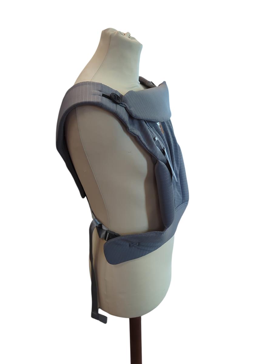 vrbabies Babytrage Neugeborene ergonomisch extra weich dunkelgrau