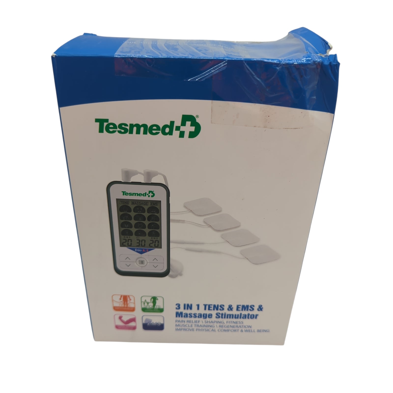 TESMED Wiederaufladbarer Elektrostimulator Trio 6.5 mit USB
