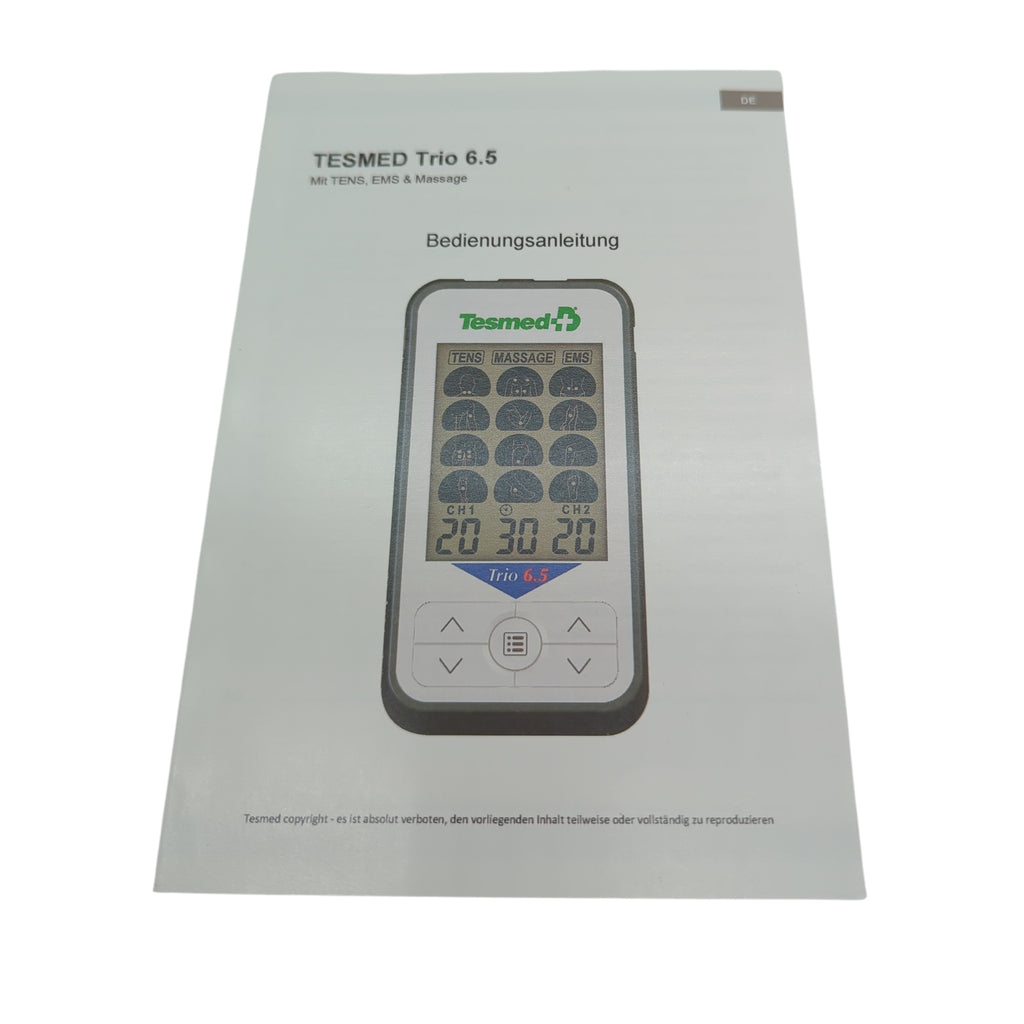 TESMED Wiederaufladbarer Elektrostimulator Trio 6.5 mit USB