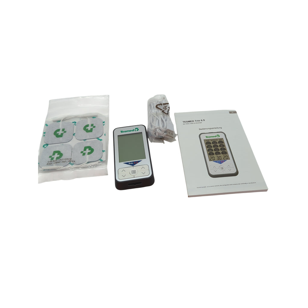 TESMED Wiederaufladbarer Elektrostimulator Trio 6.5 mit USB
