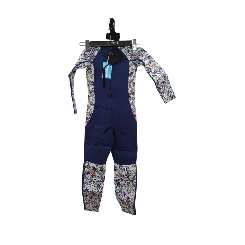 Gogokids Kinder-Neoprenanzug Mädchen Badeanzug Langarm UV 50+ Größe L