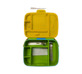 Munchkin Brotdose 5 Fächer Lunchbox mit Edelstahl Besteck