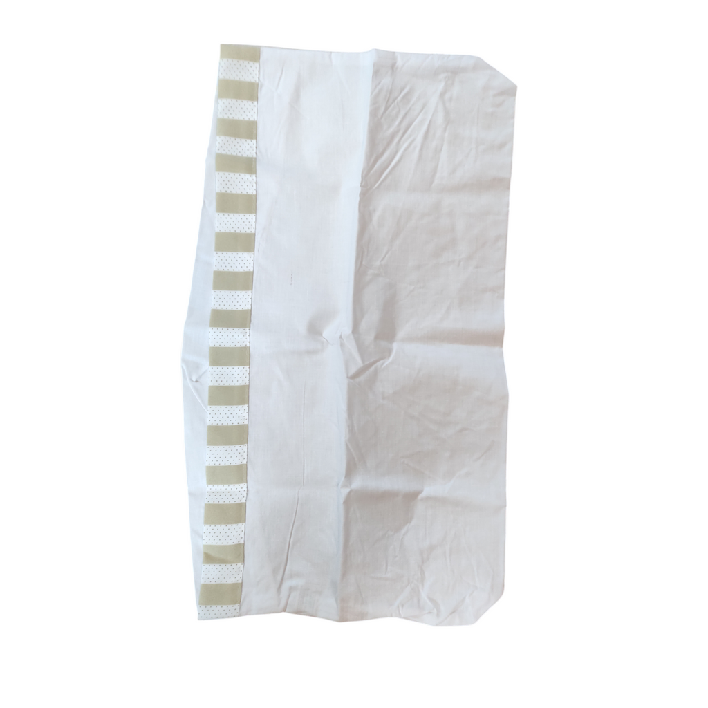 Interbaby Love Cot Sheets Set 3 Pieces Cotton Beige