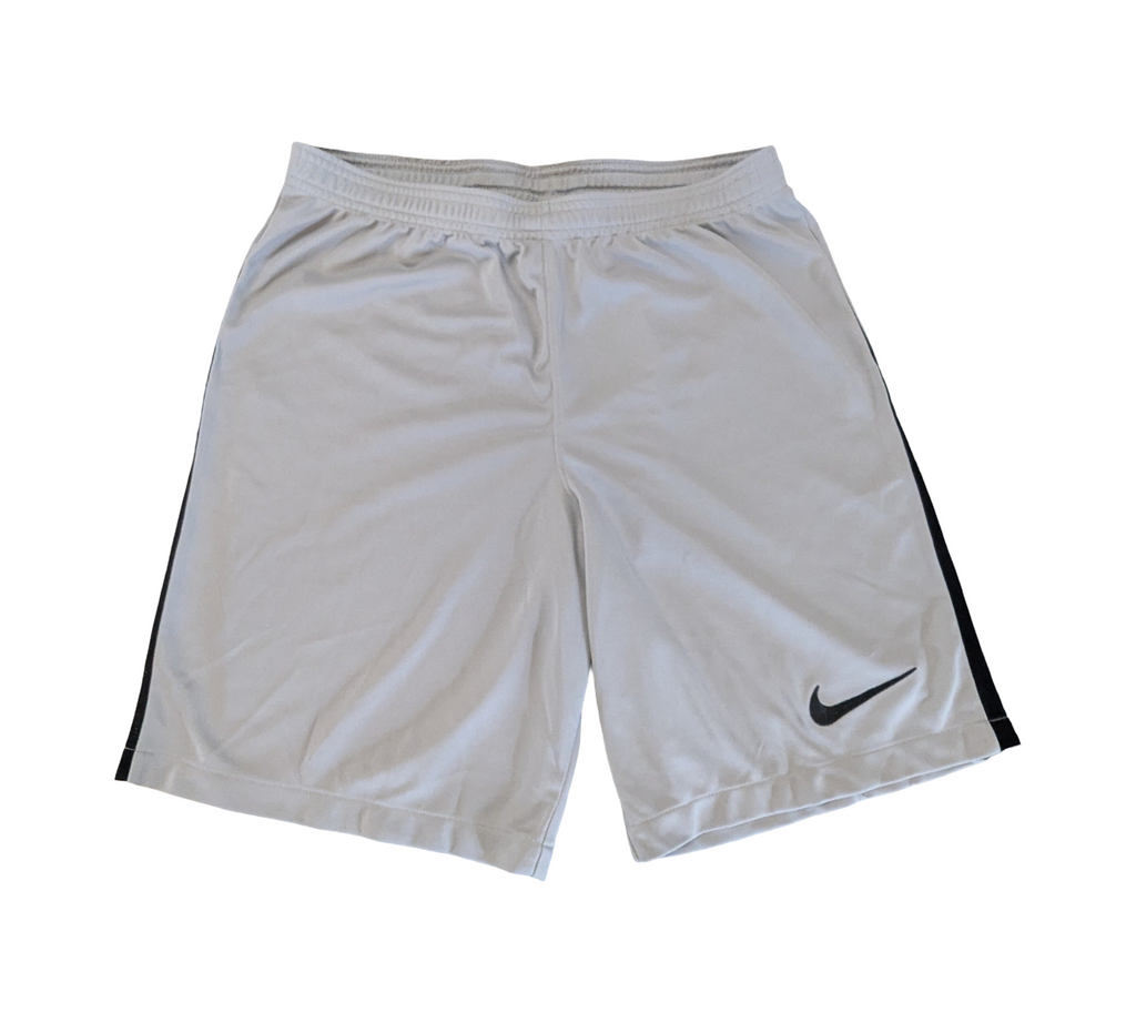 Nike M NK DF LGE Knit III Shorts Pewter Grau Schwarz S