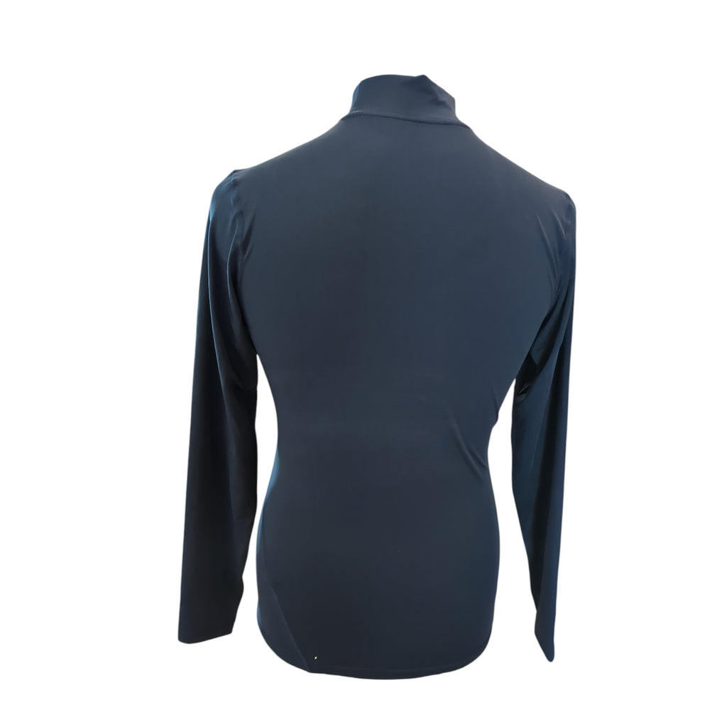 TCA Kompressions-Langarmshirt Herren Thermo Stehkragen Blau L