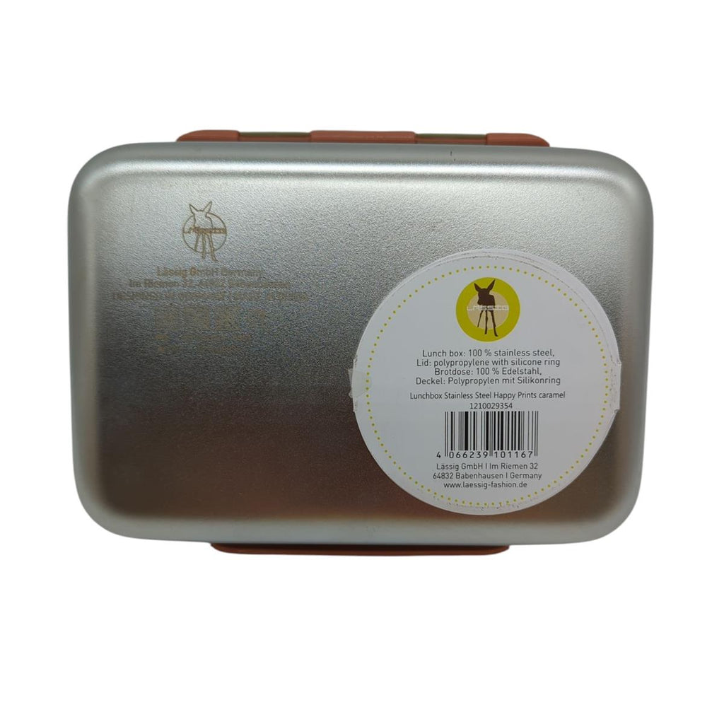 LÄSSIG Kinder-Brotdose aus Edelstahl Lunchbox Box