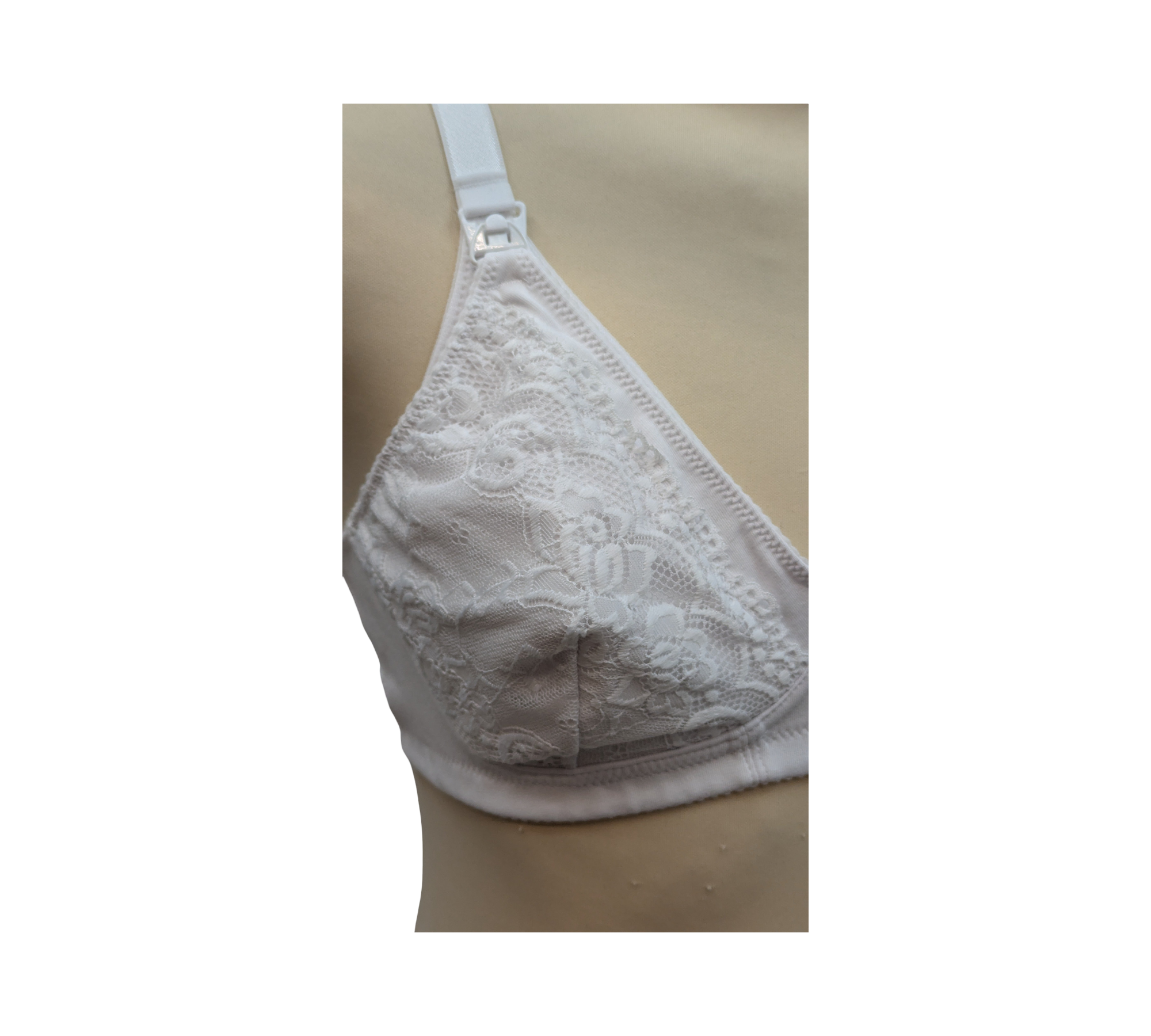 Chicco Nursing Bra Cotton White 90 EU