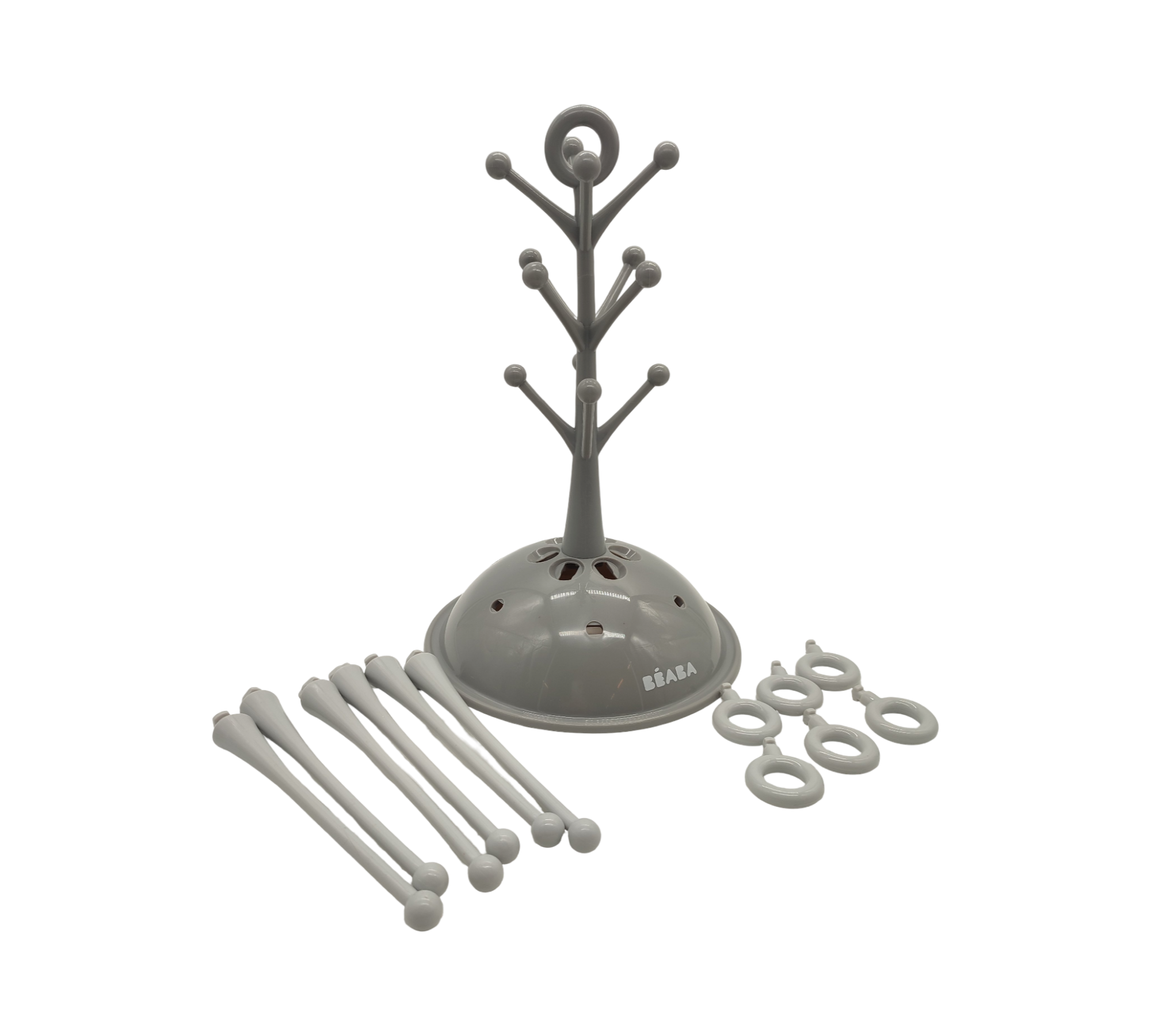 Beaba Baby Bottle Drainer Abtropfschale für 6 Flaschen Zubehör