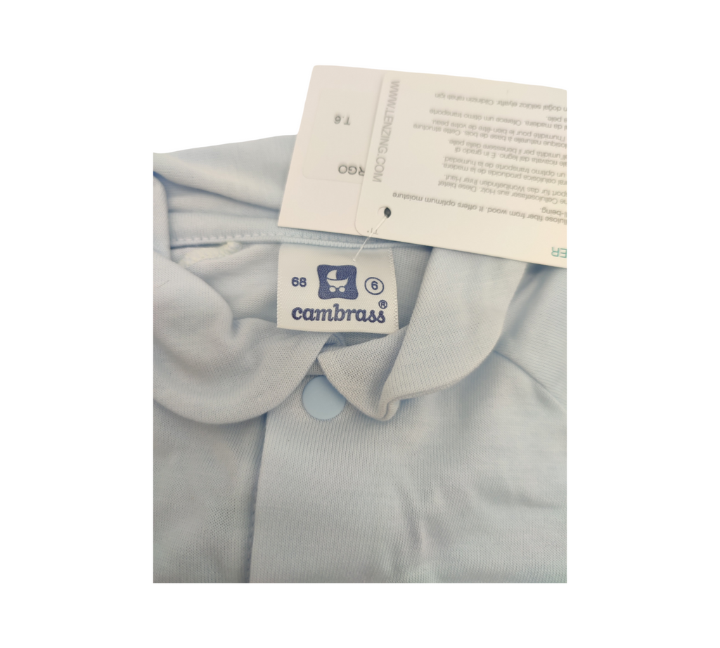 Cambrass Strampler Neugeborene 68 cm 3–6 Monate blau