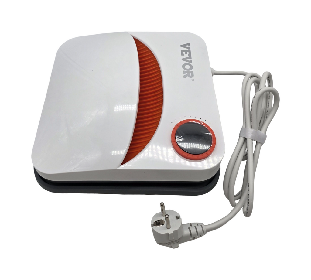 VEVOR 2-in-1 Mini Heat Press Machine, 22.8 x 22.8 cm, 670W