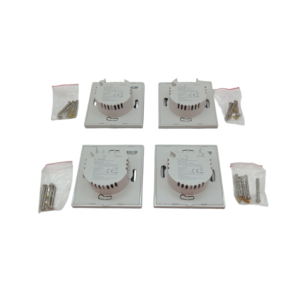 Meross Rolladenschalter WLAN 4er HomeKit Alexa Google Home 80x80mm