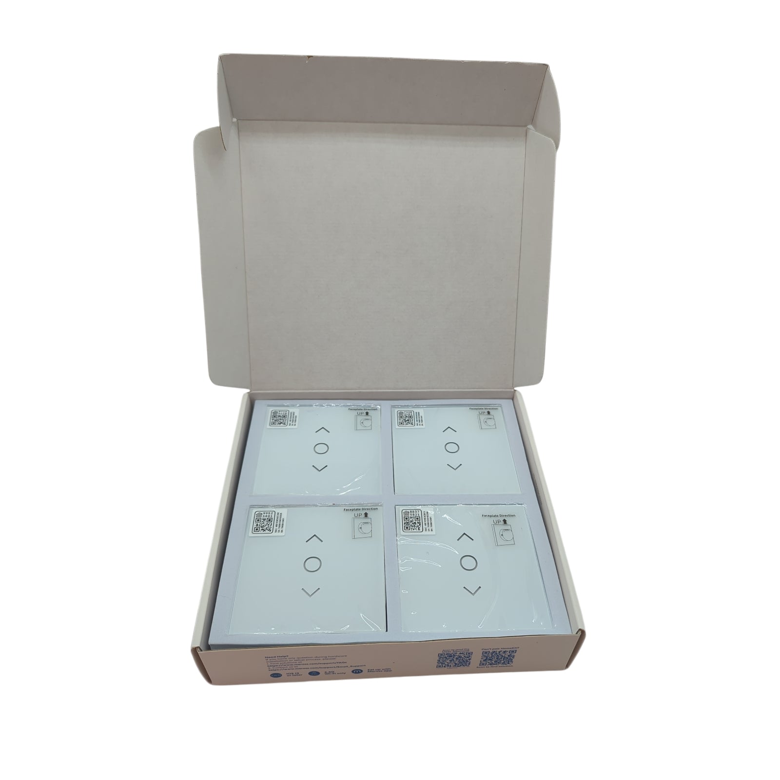 Meross Rolladenschalter WLAN 4er HomeKit Alexa Google Home 80x80mm