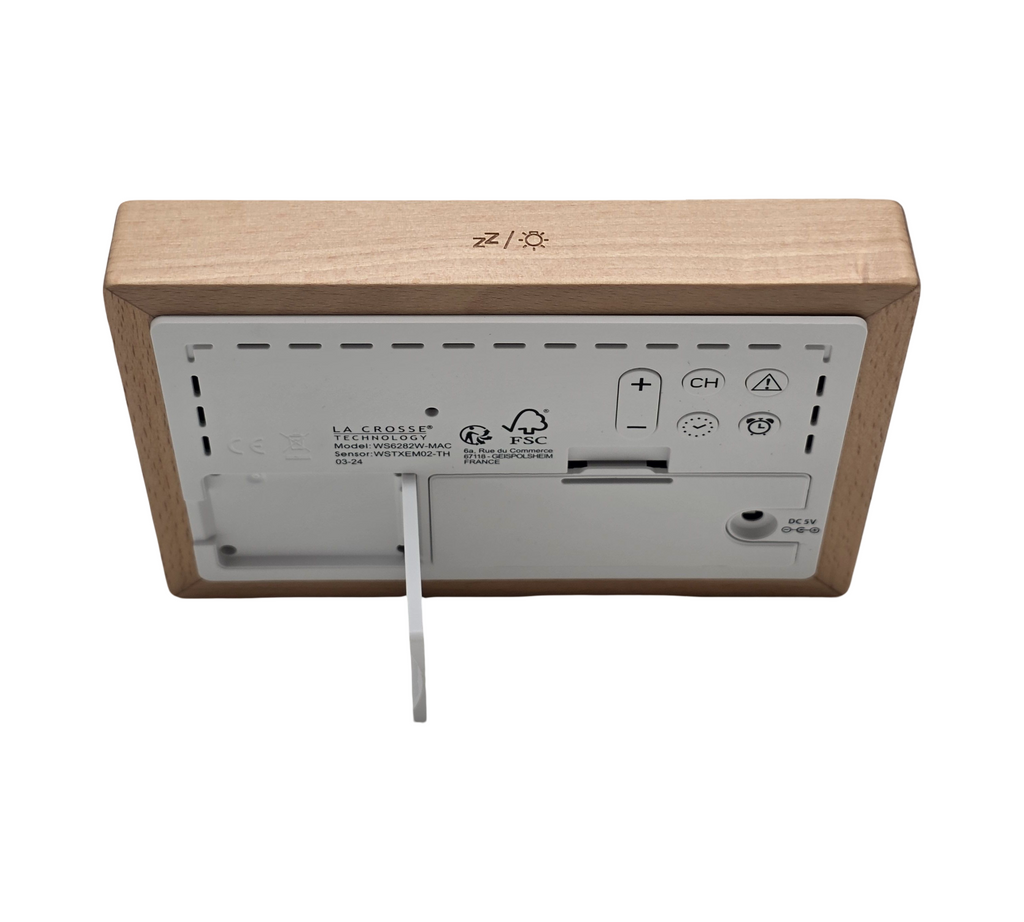 La Crosse Technology Wetterstation mit Holzkontur
