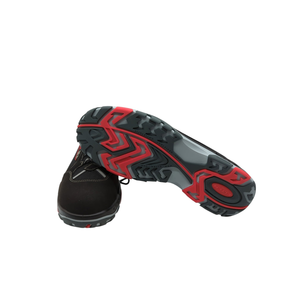 ELTEN SENEX ESD S3 Sicherheitsschuhe schwarz rot Größe 46