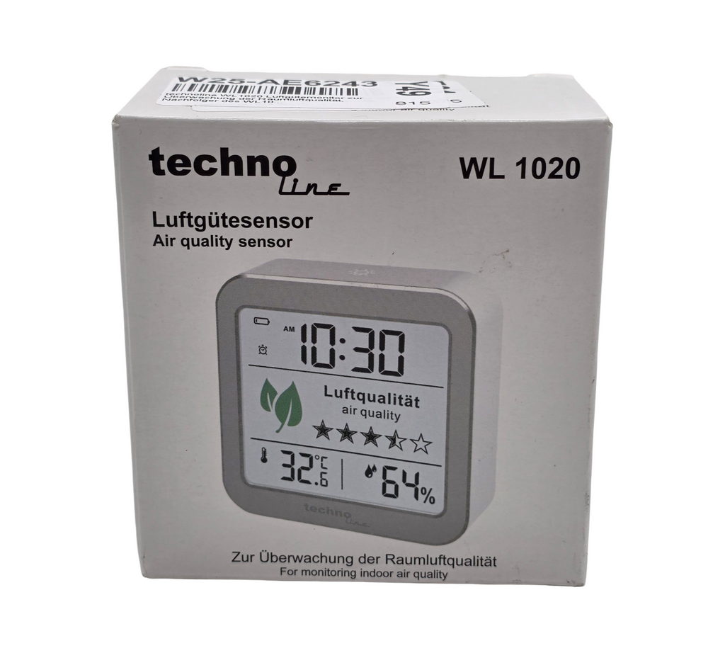Technoline WL1020 Luftgütemonitor Raumluftqualität Temperatur Luftfeuchte
