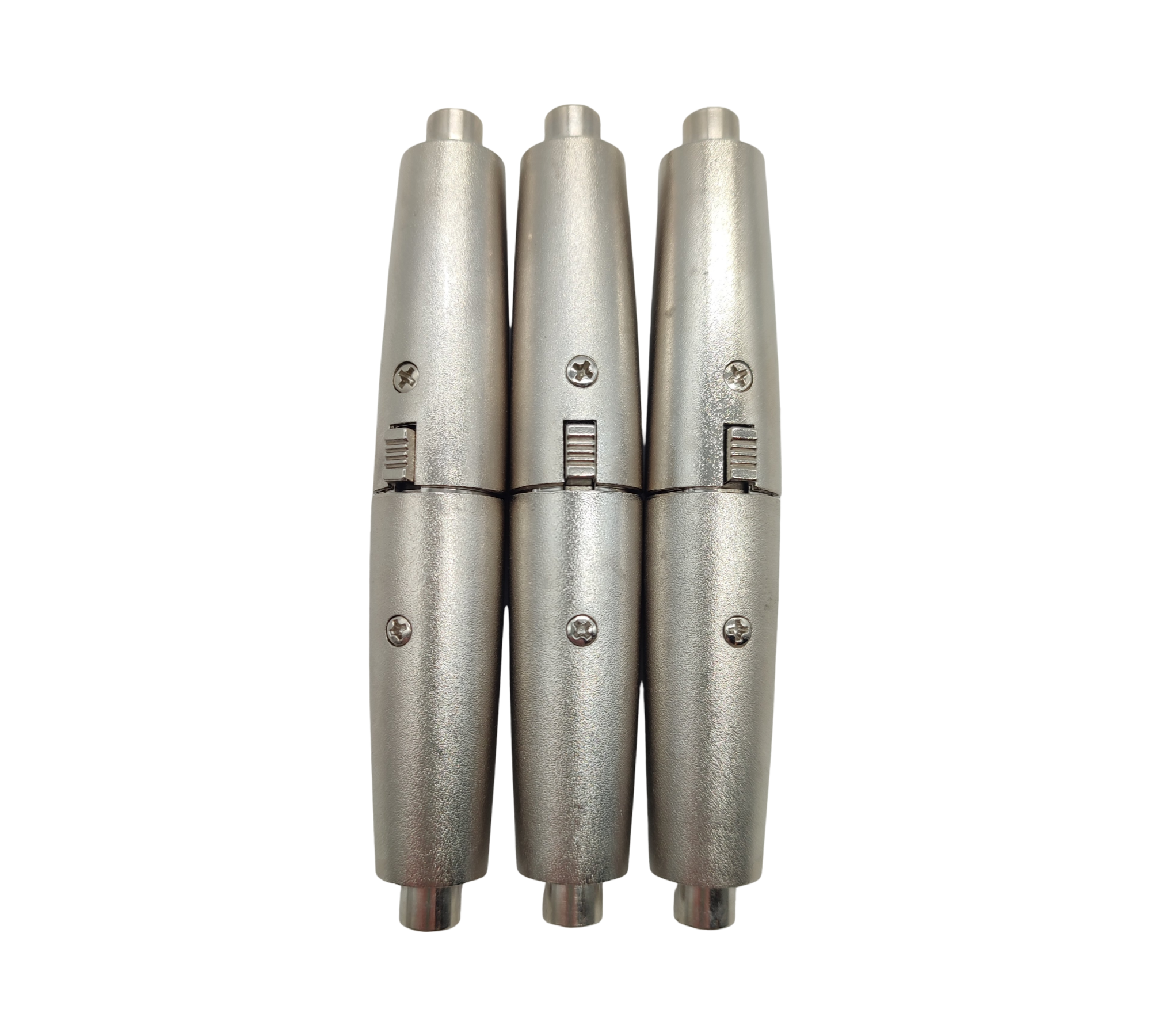 Xiatiaosann Cinch auf XLR 3-Pin Adapter RCA Silber