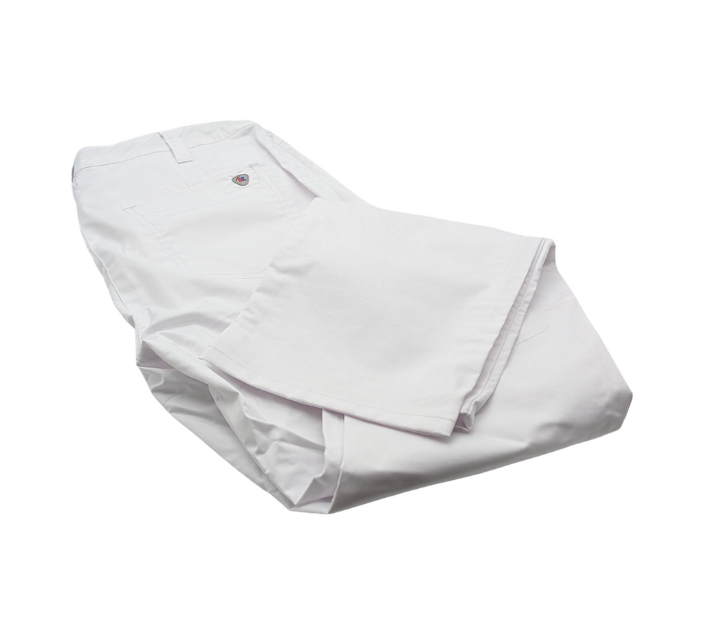 BP Damen Chinos Stretch Mischgewebe Weiß Größe 40