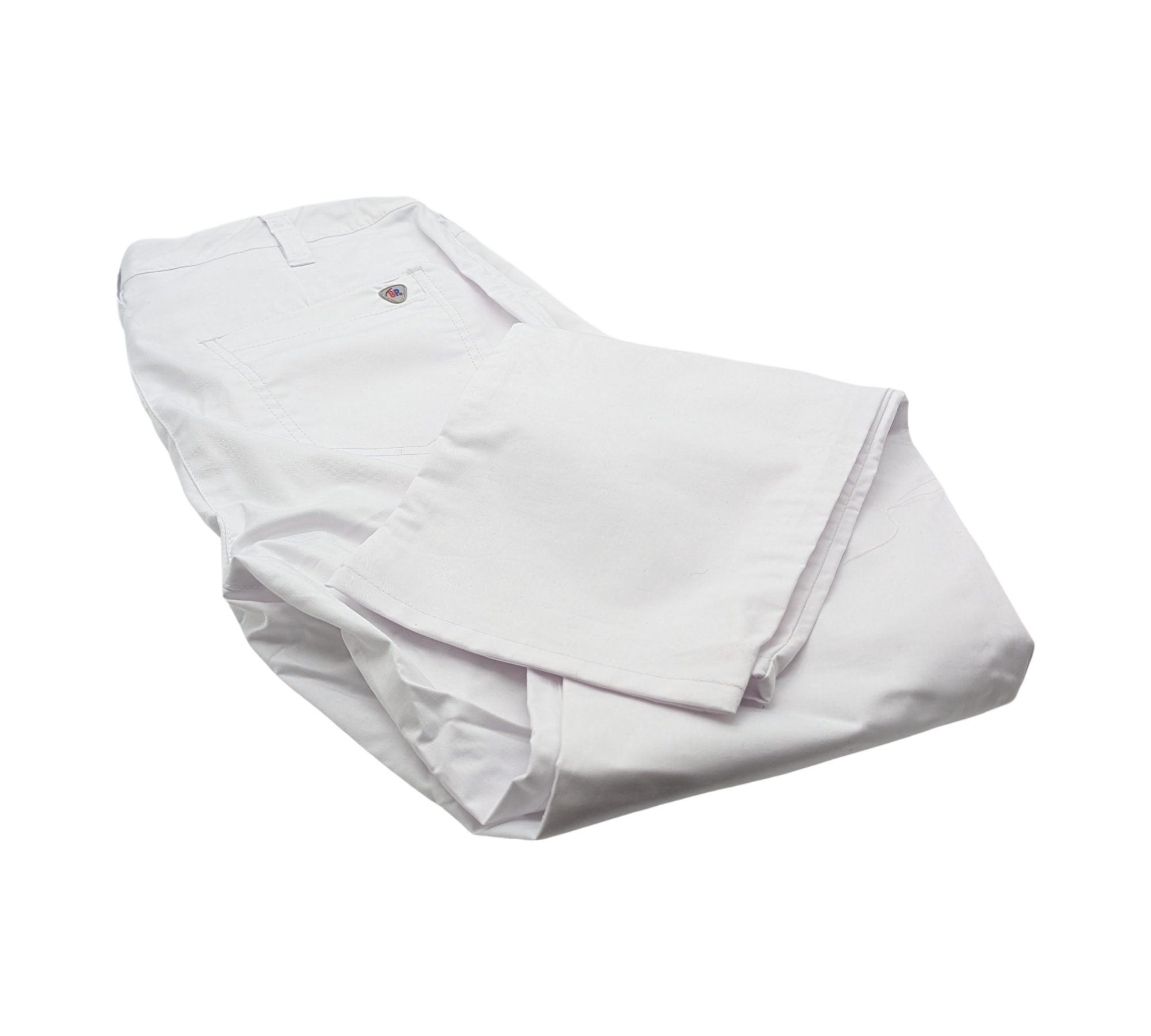 BP Damen Chinos Stretch Mischgewebe Weiß Größe 40