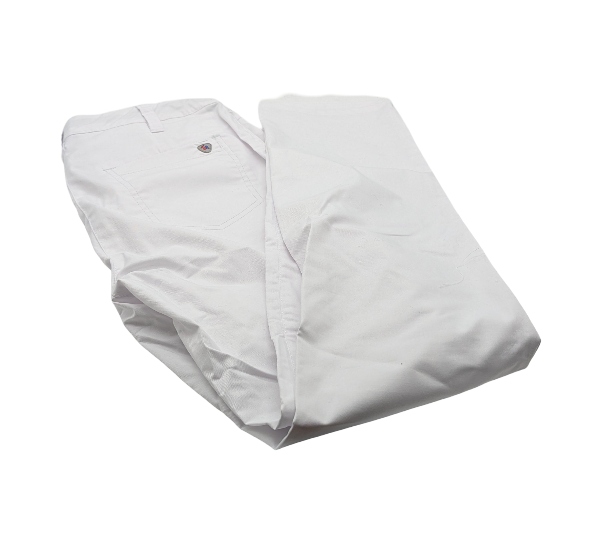 BP Damen Chinos Stretch Mischgewebe Weiß Größe 40