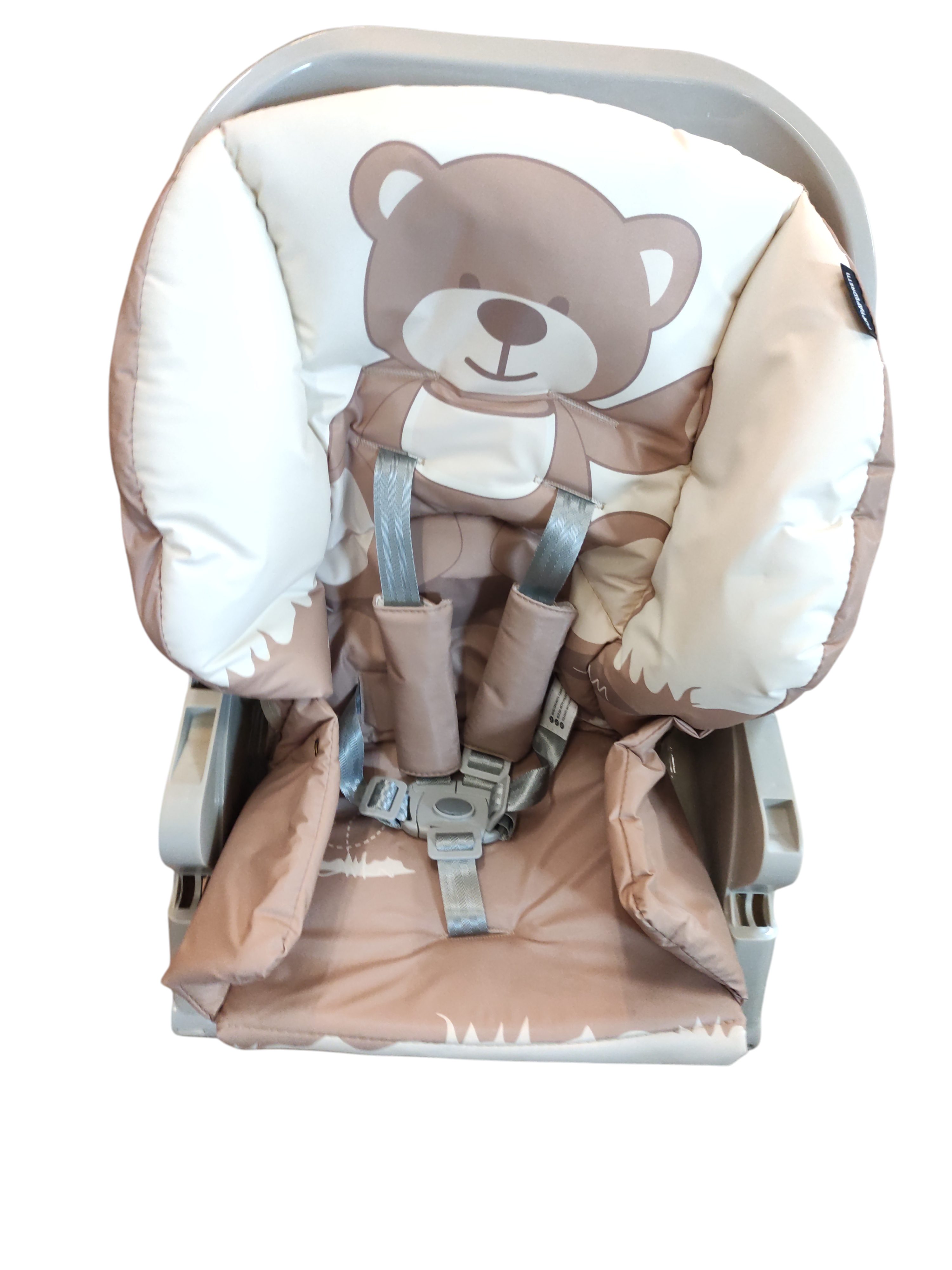 Foppapedretti Meeting Hochstuhl Kinder 6–36 Monate bis 15 kg Grau