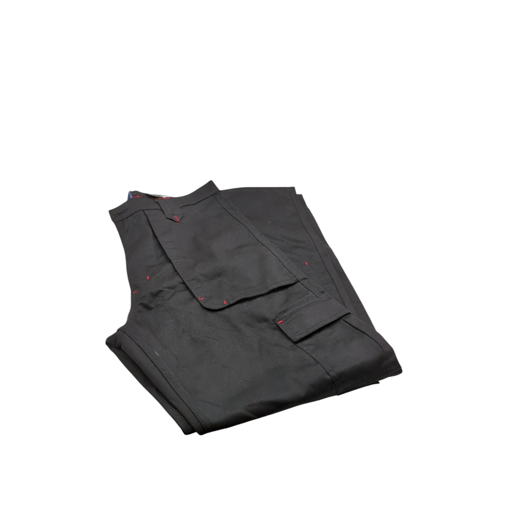 Lee Cooper LCPNT206 Work Trousers Men Cargo Knee Pad Pockets W36 L33 Black